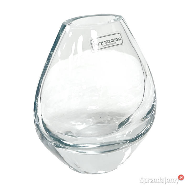 Szklany Wazon ręcznie formowany Minimalistyczny Warszawa