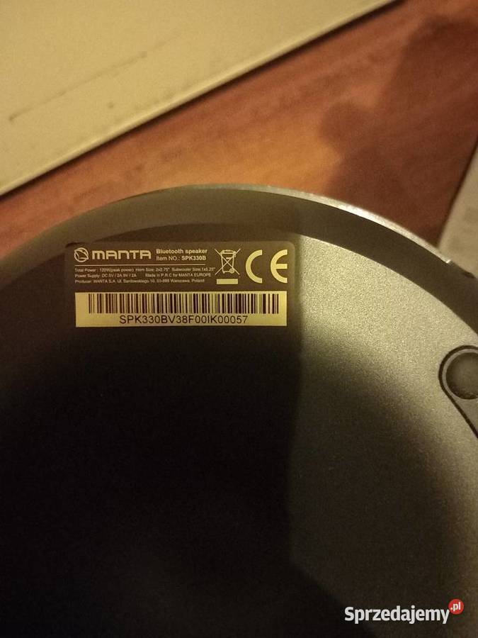 Głośnik bluetooth z mikrofonem Manta otus łódzkie Łódź
