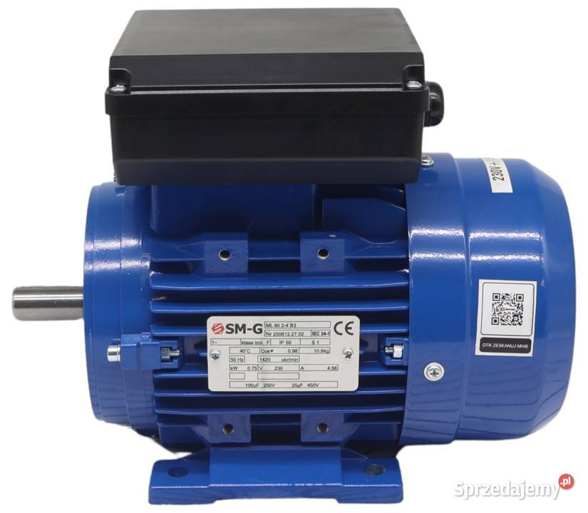 SILNIK ELEKTRYCZNY 025 kW 230V 1415obr 1Fazowy Solec Kujawski sprzedam