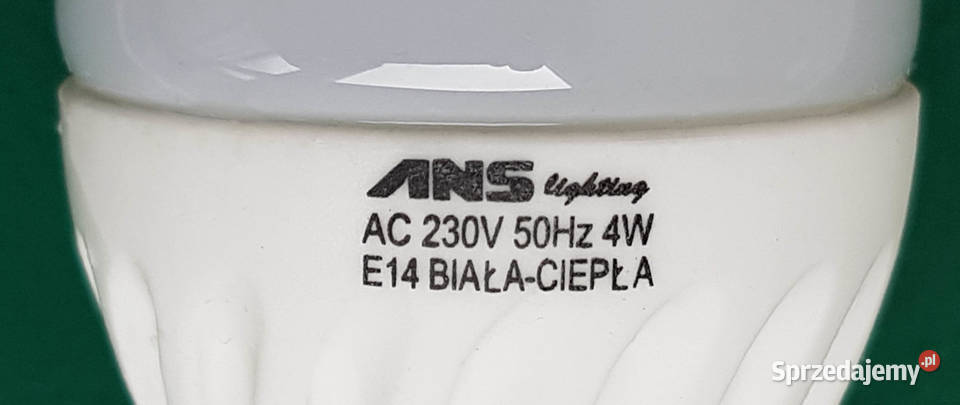 Żarówka LED 4W 2700K E14 ANS Lighting Legnica sprzedam