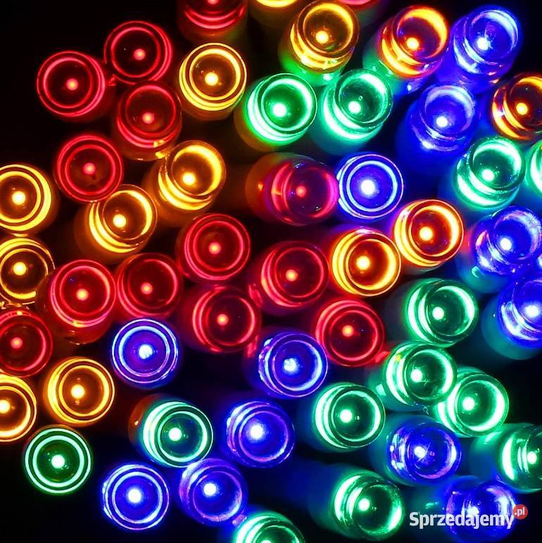 LAMPKI CHOINKOWE 100 LED 85m ZEWWEW KOLOROWE wielkopolskie Poznań
