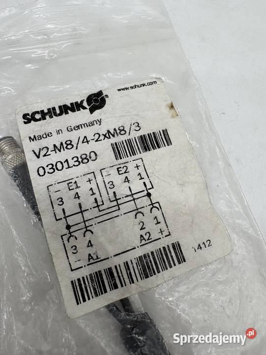 Schunk V2M842XM83 301380 Złącze czujników Pozostałe Warszawa