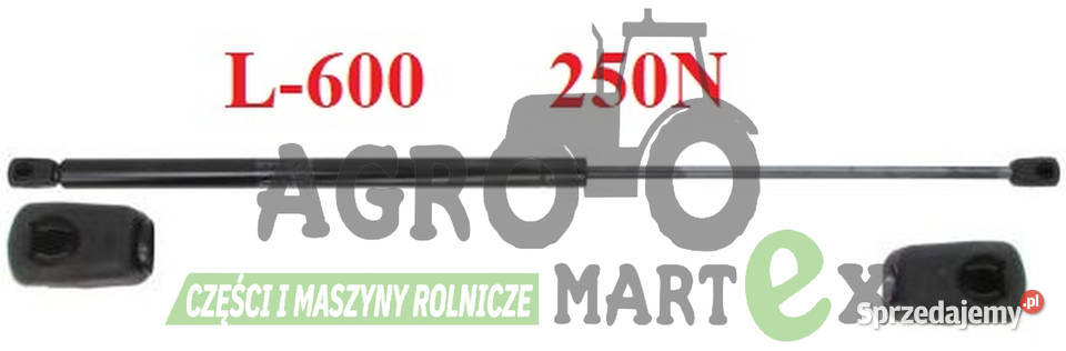 X800420489 X800420489 SIŁOWNIK GAZOWY L600 AGCO Pozostałe dolnośląskie