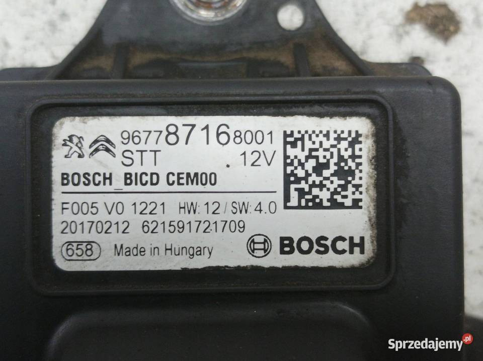 PRZEKAŹNIK MODUŁ 9677871680 F005V01221 Peugeot sprzedam
