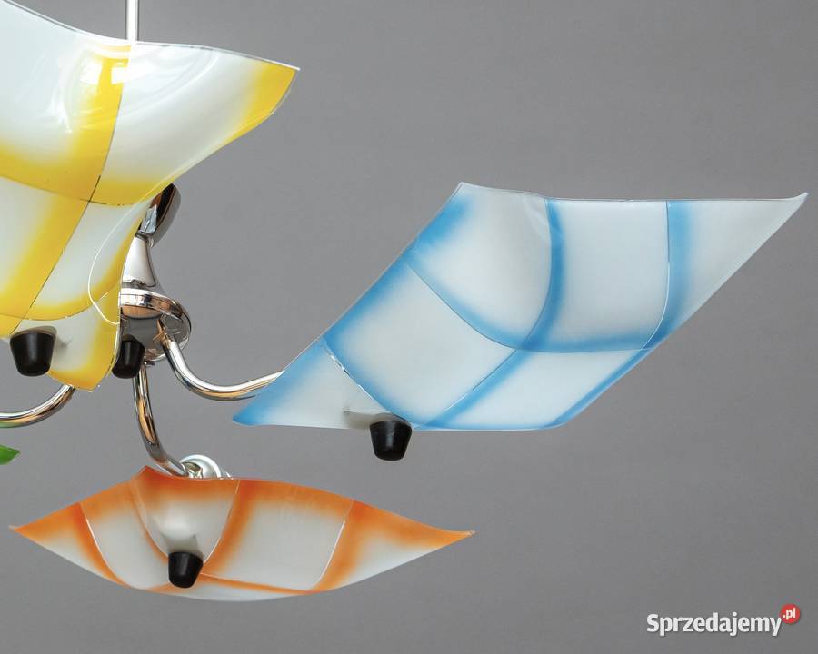 Żyrandol lata 60 Look PopArt MidCentury Vintage Lampy wiszące