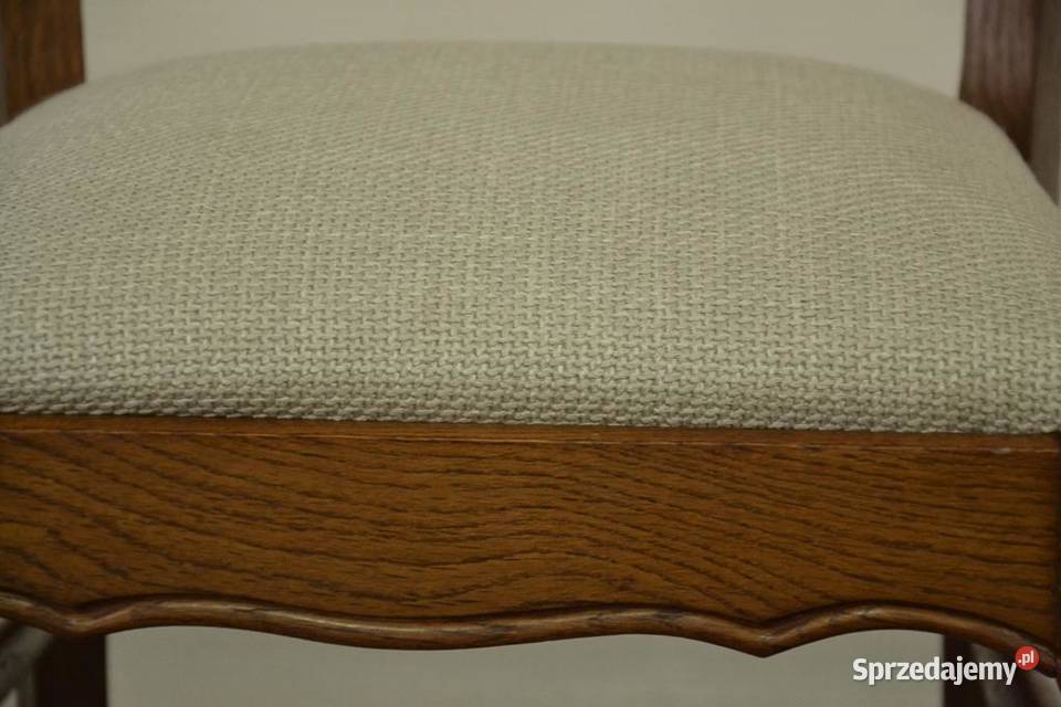 krzesła ludwikowskie komplet 6 krzeseł Poddębice