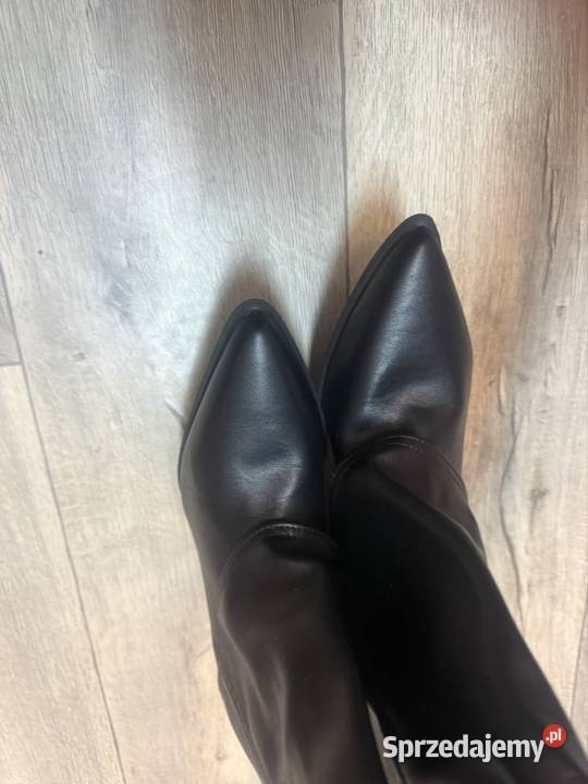 41 Czarne kozaki kowbojki wieczorowe Nowe Kraków