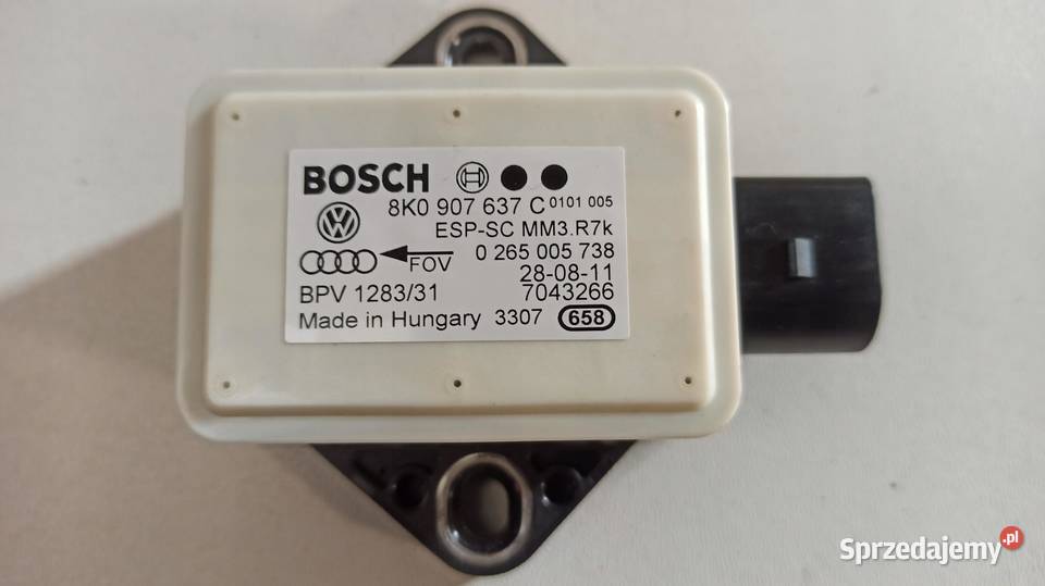 AUDI A5 8T A4 B8 CZUJNIK SENSOR ESP 8K0907637C