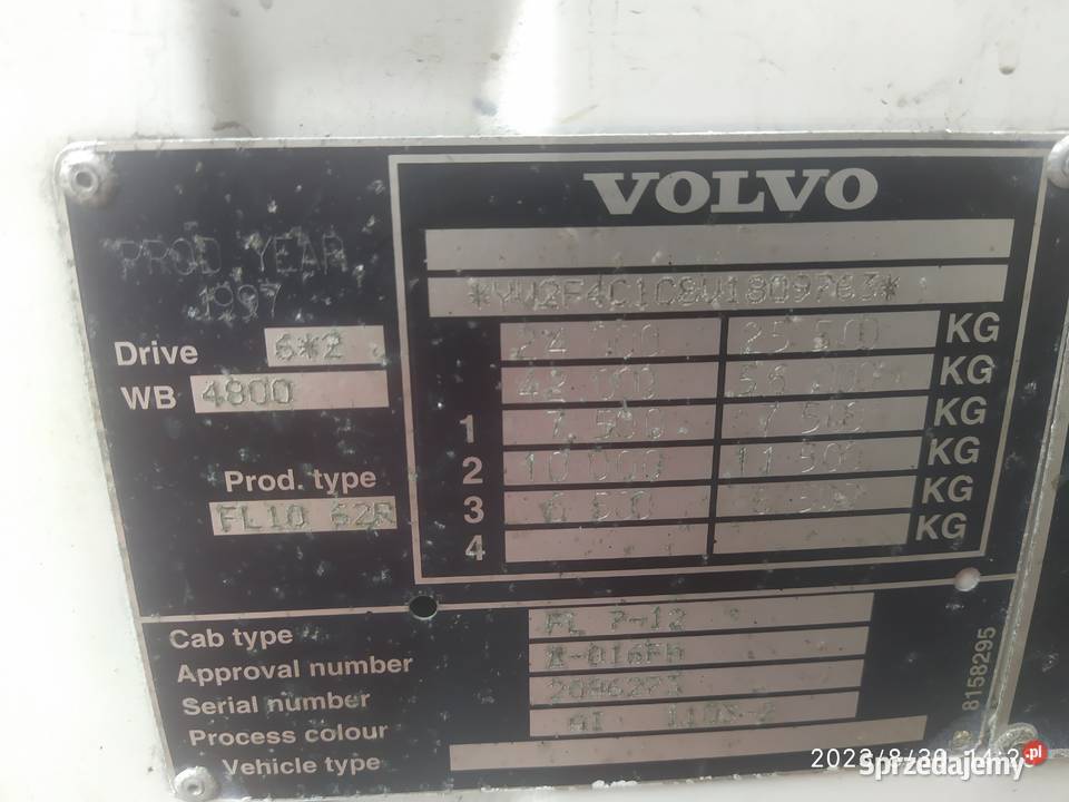 VOLVO FL10 1997 Łódź sprzedam