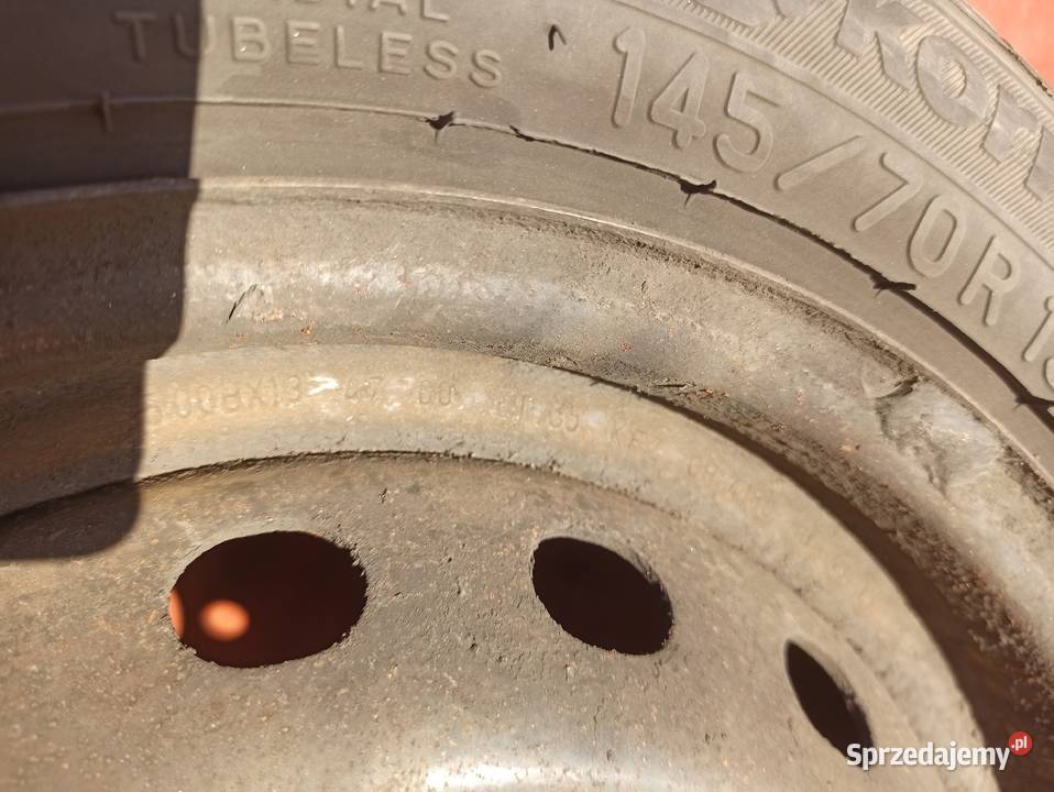 2x koła felgi Fiat 4x98 R13 opony zimowe 14570 Samochodowe Dzierżoniów