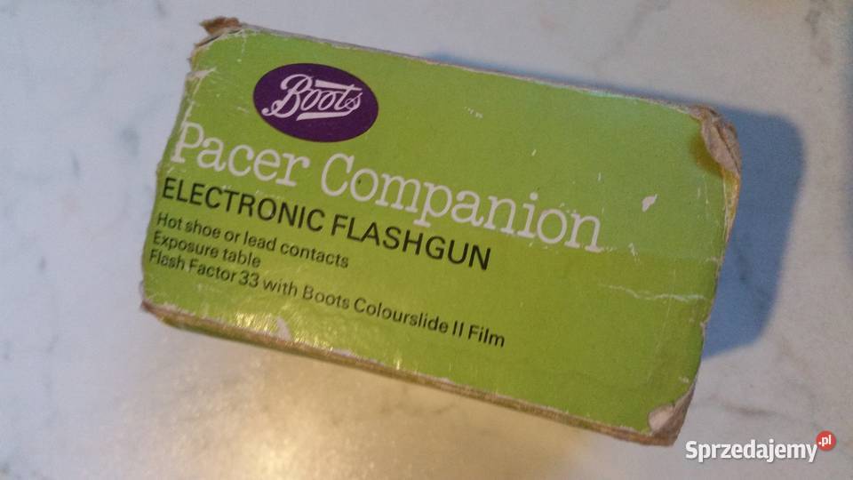Boots Pacer Companion ELECTRONIC FLASHGUN LAMPA Puławy sprzedam