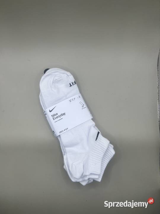 Nike Stópki Skarpety Białe krótkie opolskie Opole