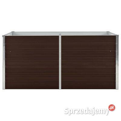 vidaXL Donica do podniesionej grządki brązowa Donice