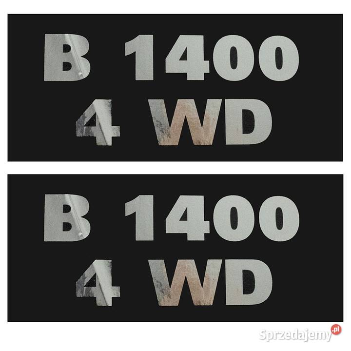 Naklejki Kubota B1400 4WD Tajęcina