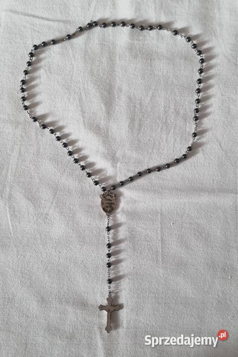 Różaniec z ceramicznych koralikówpaciorków