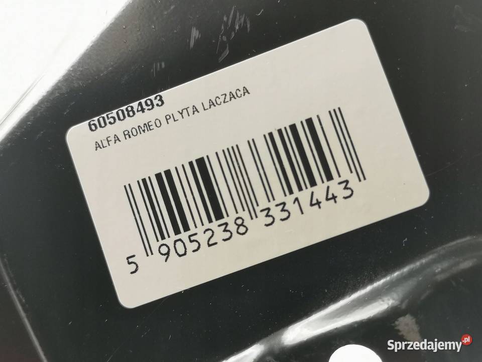 PŁYTA ŁĄCZĄCA BAGAŻNIKA PRAWA ALFA ROMEO 164 osobowe lubelskie