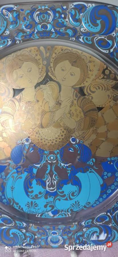 Patera Rosenthal w szkle 1979 r Zaprojektowany Gdańsk