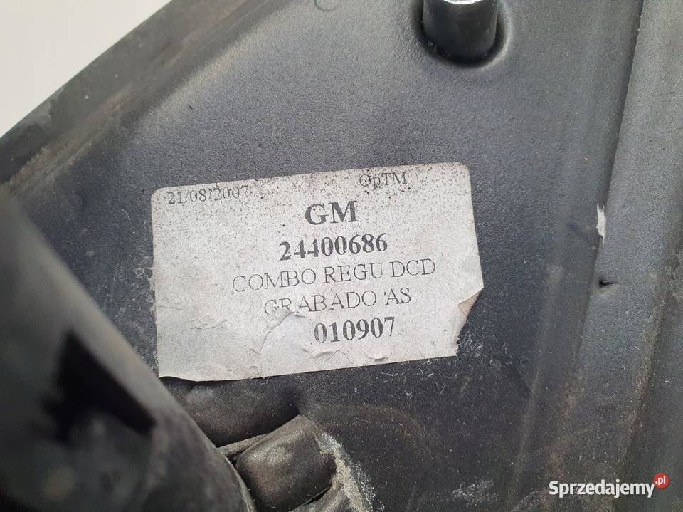 LUSTERKO PRAWE Opel Combo C PASAŻERA Manualne lubelskie