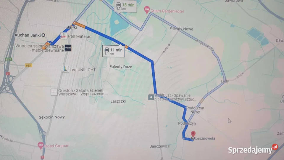Sprzedam Działki budowlane Podolszyn gm mazowieckie sprzedam