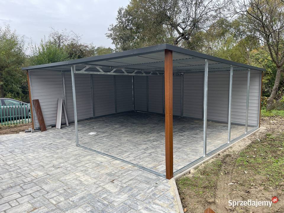 Wiata Garażowa Carport 6x5 Drewnopodobny Premium Grodzisk Mazowiecki sprzedam