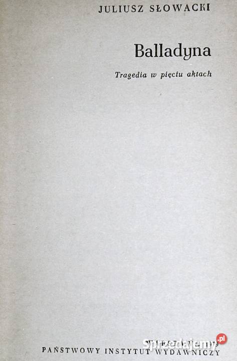 Balladyna Juliusz Słowacki Chełm