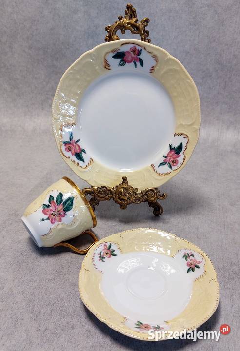 Rosenthal Zestaw Śniadaniowy Sanssouci Trio śląskie Krupski Młyn