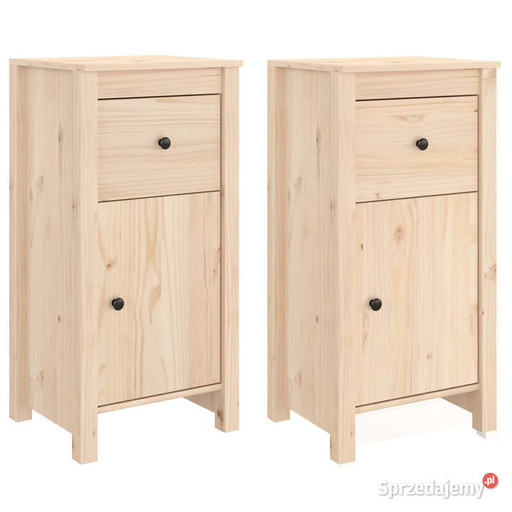 Szafki 2 40x35x80 lite drewno sosnowe WM813755 Warszawa