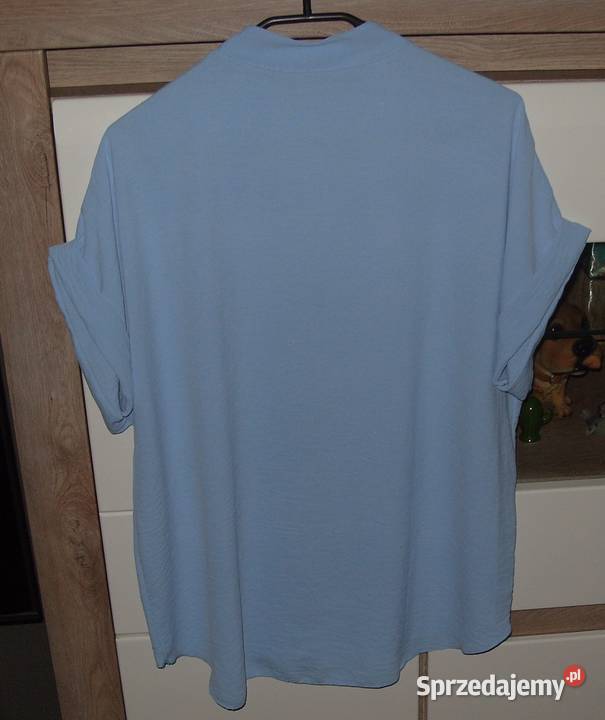 Baby Blue elegancka przewiewna bluzeczka r LXL krótki