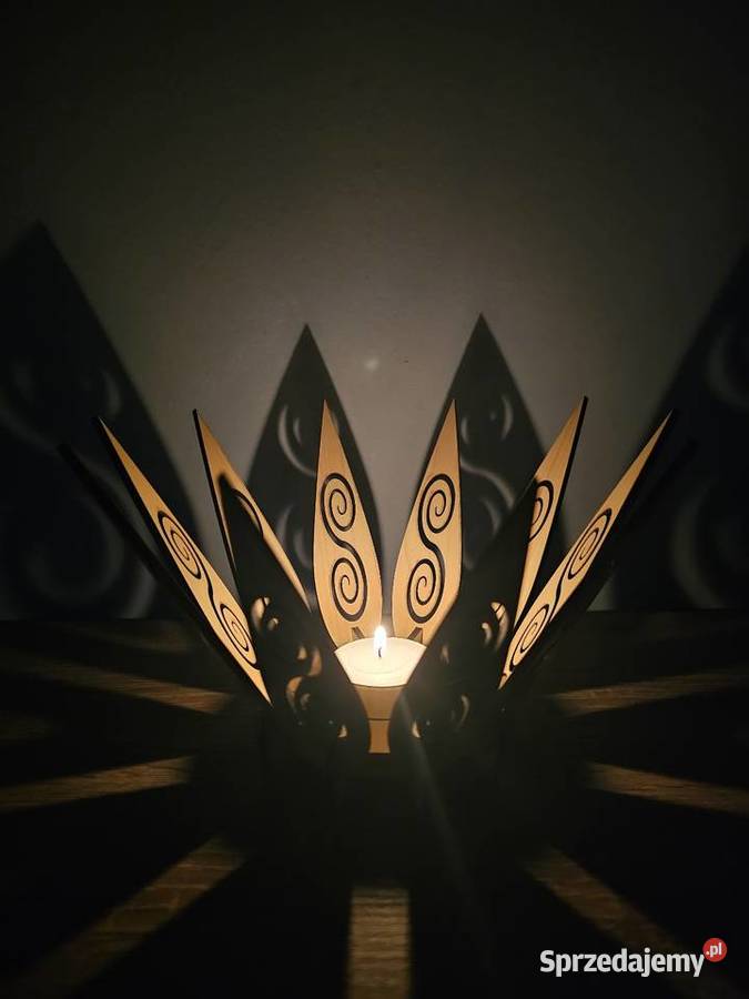 Do samodzielnego złożenia świecznik na tealight