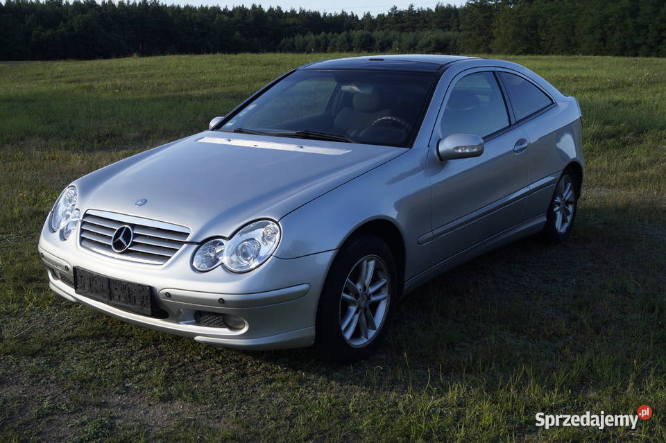MERCEDES C KLASA COUPE 18 KOMPRESOR lubuskie Silno Małe