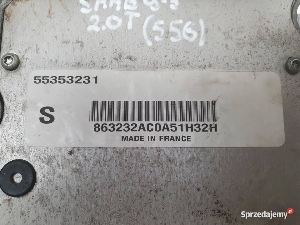 Saab 93 93 II 20 T STEROWNIK SILNIKA komputer osobowe Komputery Części samochodowe Rudka