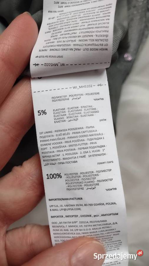 Błyszczący top z cekinami Mohito L Olkusz