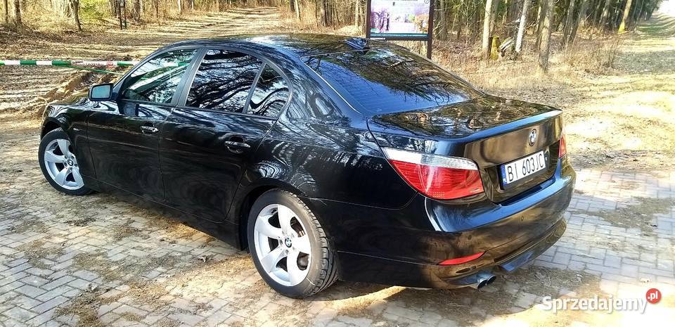 BMW E60 520i LPG Stag M54 170 sedan skóry Białystok
