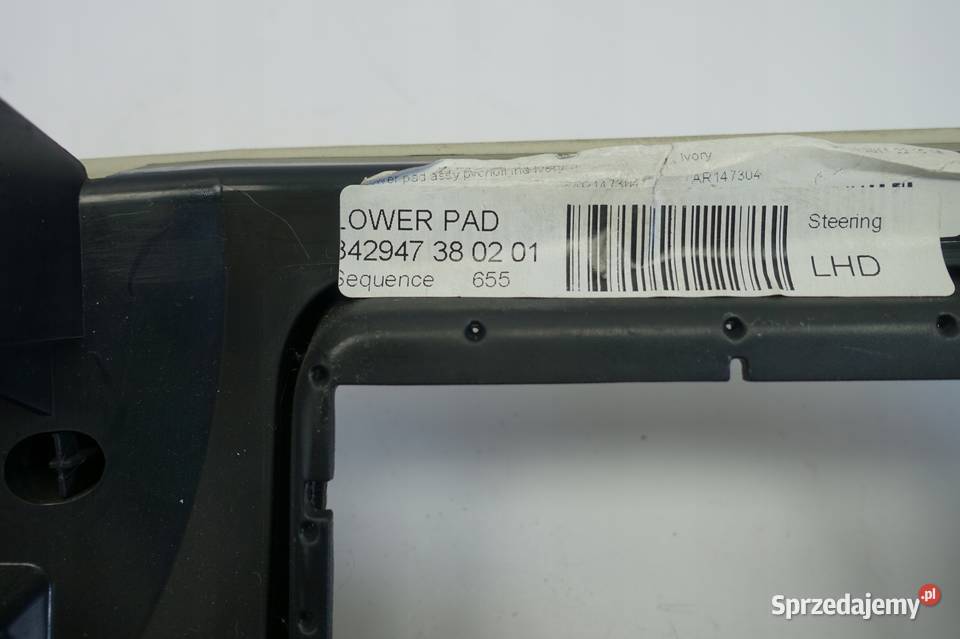 Jaguar XJ X351 OSŁONA PÓŁKA DESKI ROZDZIELCZEJ osobowe Rudka