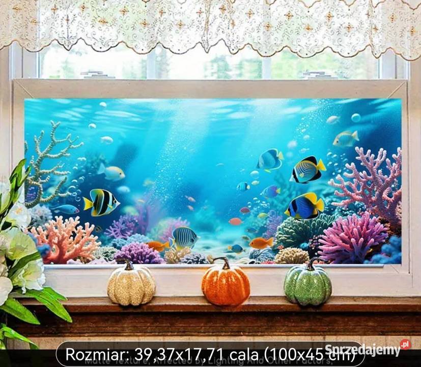 Folia statyczne na okno wielokolorowy Ząbki