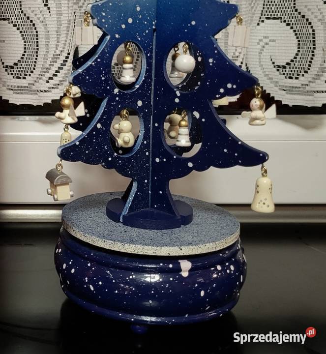 POZYTYWKA Choinka obrotowa z drewna CICHA NOC Koszalin