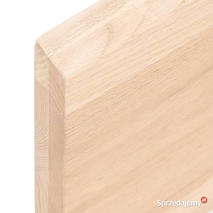 Blat stołu 80x40x24 surowy lity dąb naturalną