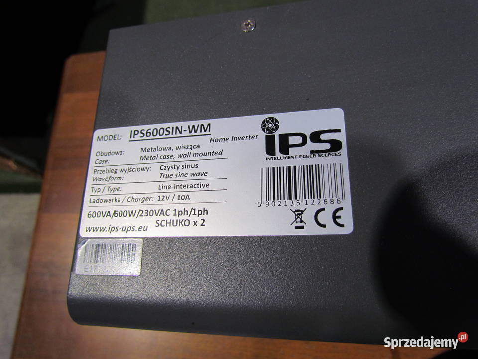 IPS Model IPS600SINWM Zasilacz Awaryjny Świętochłowice