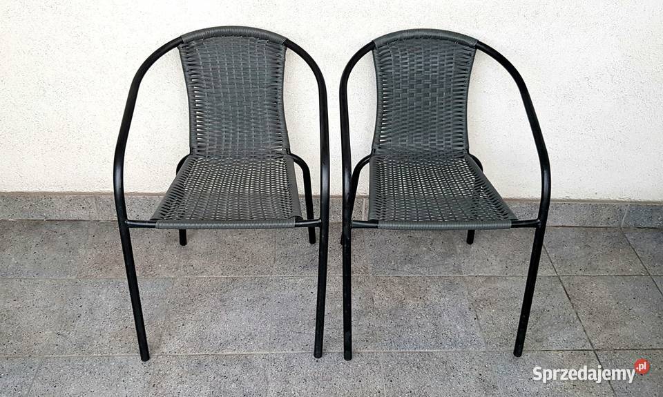 Dwa fotele ogrodowe balkonowe tarasowe Ruda Śląska sprzedam