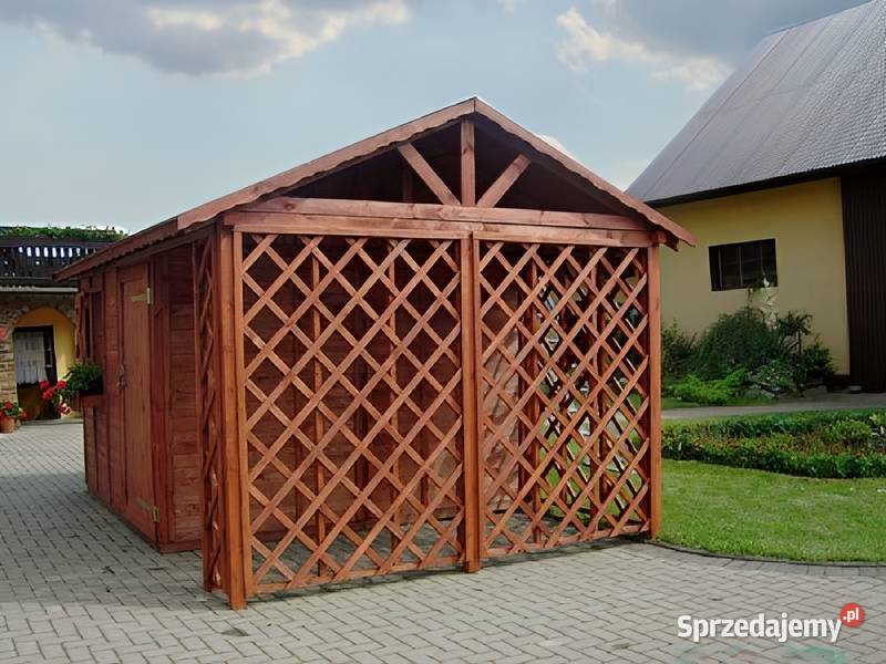 Drewutnia Mroczek 3x45m 2spadowy domek