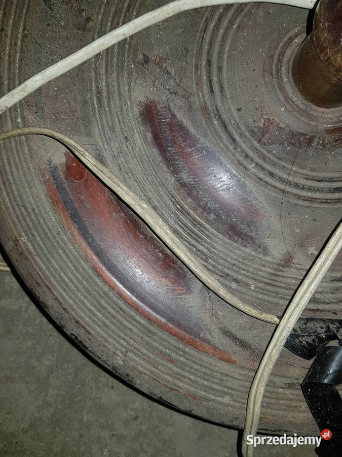 Lampa podłogowa drewno PRL Warszawa