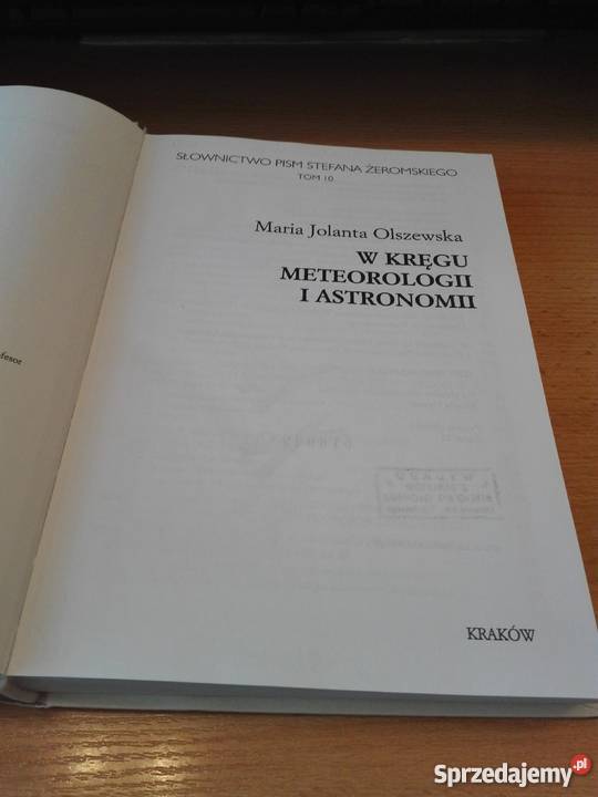 W kręgu meteorologii i astronomii Maria Jolanta literaturoznawstwo Gdańsk