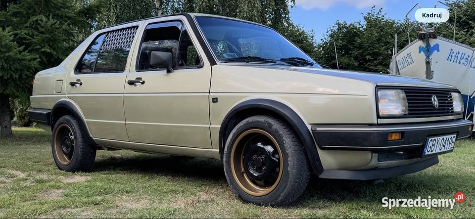 VW Jetta GL 1986 19 TD AAZ Zdrowa Blacha Brązowy 370000km Świecie