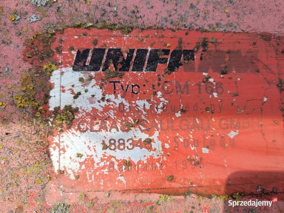 Kosiarka rotacyjna claas unifarm 166 czeska Kozłówka