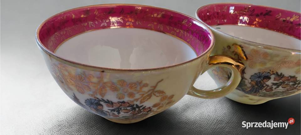 Piękny stary zestaw kawowy z manufaktury SEP dolnośląskie Legnica sprzedam