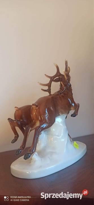 Figurka pary jelenie Carl Scheidig KG w Turyngii Gdańsk sprzedam