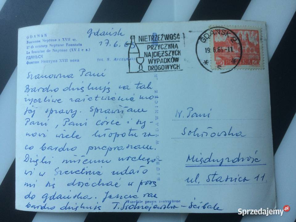 1085 Widokówka Gdańsk Szczecin