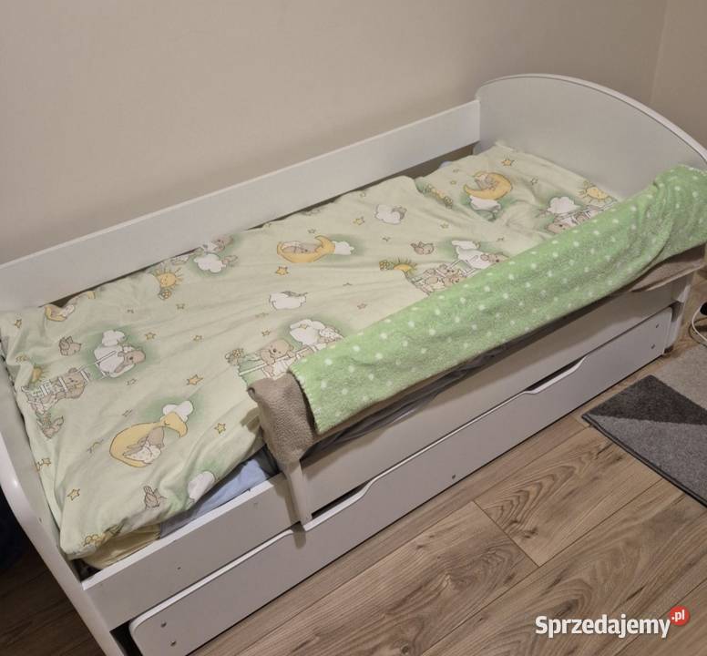 Łóżeczko białe 140x70 140cm Chybie