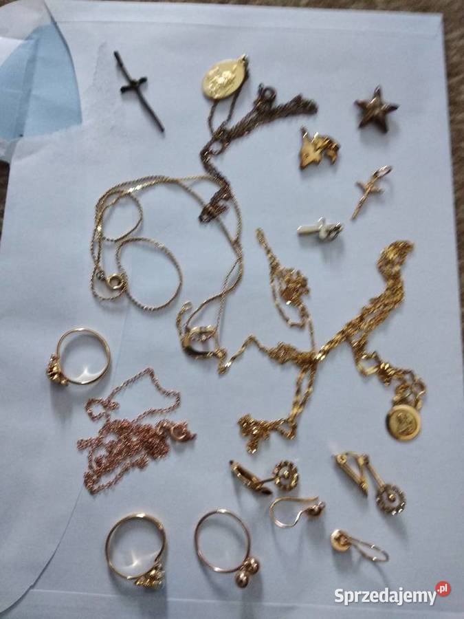 złoto naszyjniki wisiorki medaliki Poznań