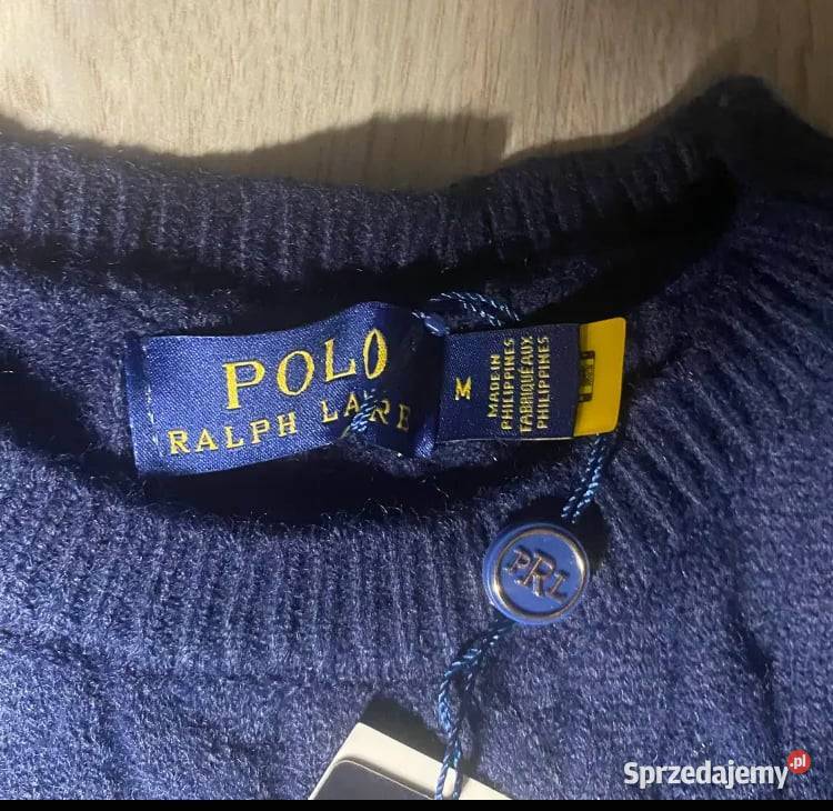 Sweter Polo Ralph Lauren granatowy małopolskie Limanowa